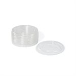 Disposable flat lid for 16-18 & 24 oz drink cups
