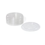 Disposable flat lid for 32 oz drink cup