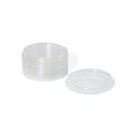 Disposable flat lid for 9, 12-14 & 20 oz drink cups