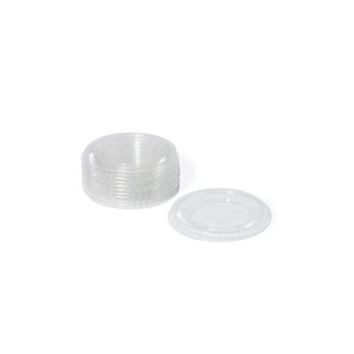 Disposable lid for 3.25 ~ 5.5 oz portion cups
